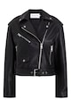 CALVIN KLEIN JEANS Jacheta biker uni de piele Femei