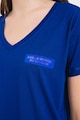 ARMANI EXCHANGE Тениска с шпиц и лого Жени