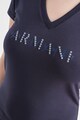 ARMANI EXCHANGE V-nyakú póló logóval női