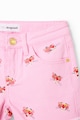 DESIGUAL Къси дънки с шарка на Pink Panther Момичета