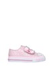 Skechers Tenisi roz cu argintiu si LED-uri Glitter Pop Fete