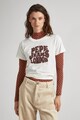 Pepe Jeans London Claritza logómintás póló női
