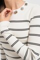 Liu Jo Kerek nyakú csíkos pulóver női