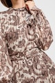 Liu Jo Разкроена рокля с индийска шарка Жени