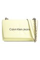 CALVIN KLEIN JEANS Чанта от еко кожа с релефно лого Жени