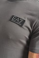 EA7 Tricou de bumbac cu logo Barbati