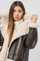 Max&Co Carmela cipzáros műbőr télikabát női