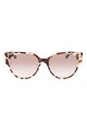 Karl Lagerfeld Teknőcmintás cat-eye napszemüveg női