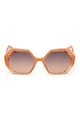 GUESS Ochelari de soare hexagonali cu lentile in degrade Femei