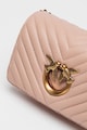 Pinko Малка кожена чанта Love Click Mini с капитониран дизайн Жени