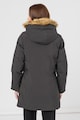Geo Norway Dinasty egyszínű kapucnis télikabát női