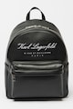 Karl Lagerfeld Hotel Karl logómintás műbőr hátizsák női