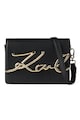 Karl Lagerfeld Кожена чанта Signature с лого Жени
