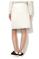 Esprit Бяла разкроена пола с дантела Жени