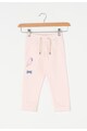 Esprit Pantaloni sport roz pastel cu imprimeu cauciucat Fete