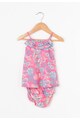 Juicy Couture Rochie si chiloti roz cu imprimeu floral Fete