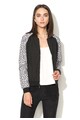 Juicy Couture Jacheta bomber subtire negru cu alb Femei