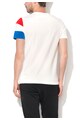 Le Coq Sportif Tricou alb cu albastru Barbati