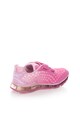 Geox Pantofi sport in nuante de roz cu velcro si LED Android Fete