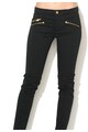 Juicy Couture Pantaloni skinny negri Moto Femei