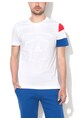 Le Coq Sportif Бяла тениска с текстова щампа Мъже