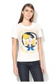 Love Moschino Tricou alb cu imprimeu Femei