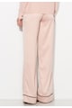Zee Lane Collection Pantaloni roz prafuit vaporosi cu croiala ampla Femei