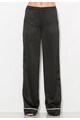 Zee Lane Collection Черен ефирен панталон с широк крачол Жени