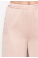 Zee Lane Collection Pantaloni roz prafuit vaporosi cu croiala ampla Femei