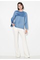 Zee Lane Collection Bluza albastra cu maneci evazate Femei