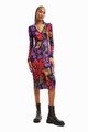 DESIGUAL Rochie midi cu imprimeu floral Femei