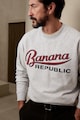 Banana Republic Ejtett ujjú logós pulóver férfi