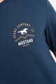 Mustang Alex normál fazonú póló logóval a mellrészén férfi