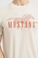 Mustang Alex logómintás pamutpóló férfi