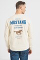 Mustang Памучна блуза на лога Adrian Мъже