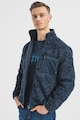 Mustang Bluza de trening din material fleece cu fermoar si imprimeu Daniel Barbati