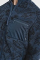 Mustang Bluza de trening din material fleece cu fermoar si imprimeu Daniel Barbati