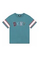DKNY Tricou de bumbac cu logo brodat Baieti