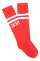 DKNY Sosete inalte pana la genunchi, cu logo Fete