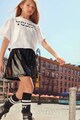 DKNY Къса пола с лого Момичета