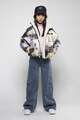 DKNY Kifordítható télikabát levehető kapucnival Lány