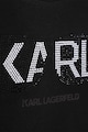 KARL LAGERFELD KIDS Блуза с декоративни камъни Момичета