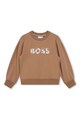BOSS Kidswear Logómintás pulóver Lány