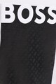 BOSS Kidswear Logómintás pamutfelső Fiú