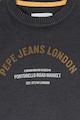 Pepe Jeans London Logós finomkötött pulóver Fiú