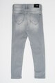Pepe Jeans London Blugi cu talie medie si aspect decolorat Fete