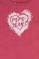 Pepe Jeans London Суитшърт с овално деколте и лого Момичета