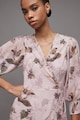 AllSaints Rochie mini cu imprimeu floral Peggy Femei