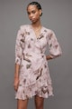 AllSaints Rochie mini cu imprimeu floral Peggy Femei