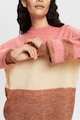 Esprit Gyapjútartalmú pulóver colorblock dizájnnal női